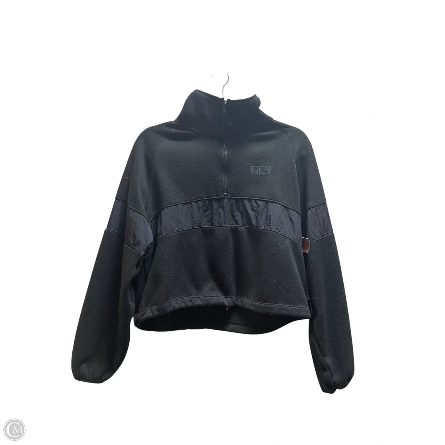 Athletic Jacket By Pink In Black, Size: Xs