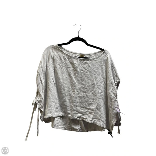 Top Short Sleeve By Free People In Grey, Size: M