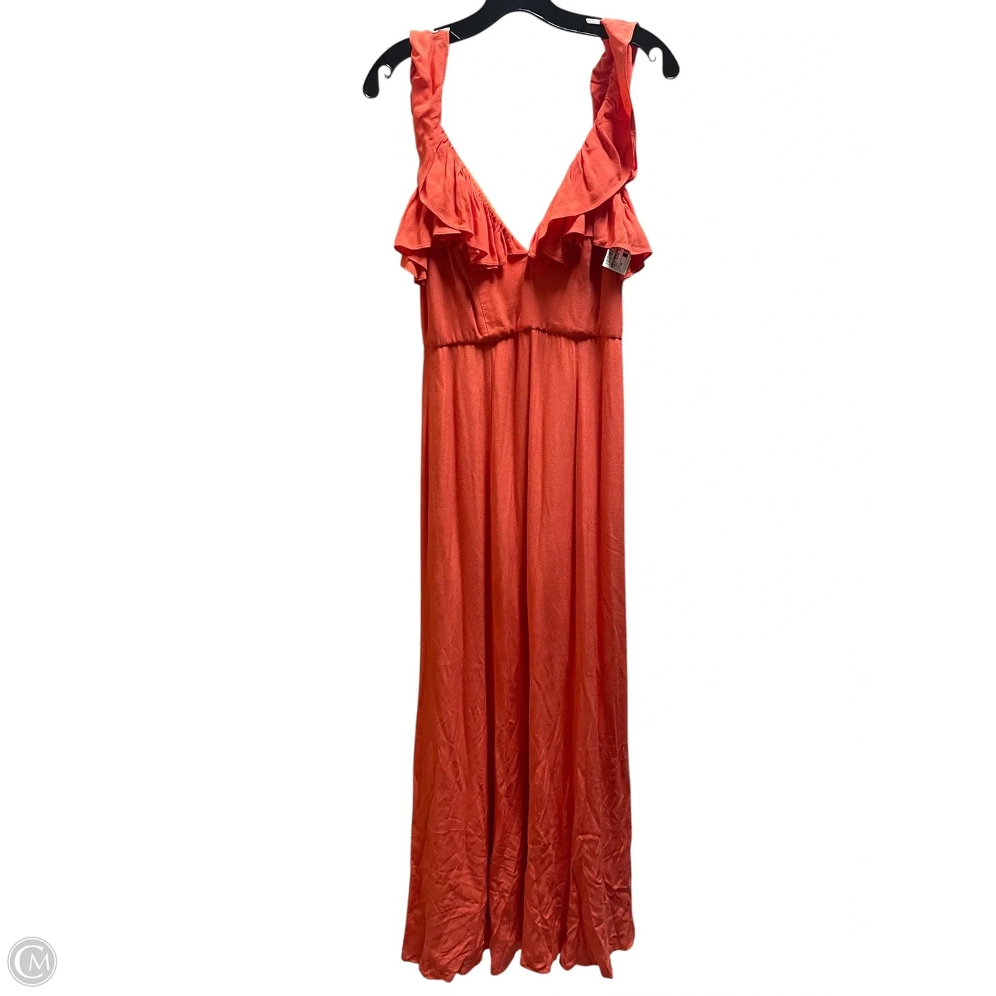 Dress Casual Maxi By Lovers & Friends In Coral, Size: Xs