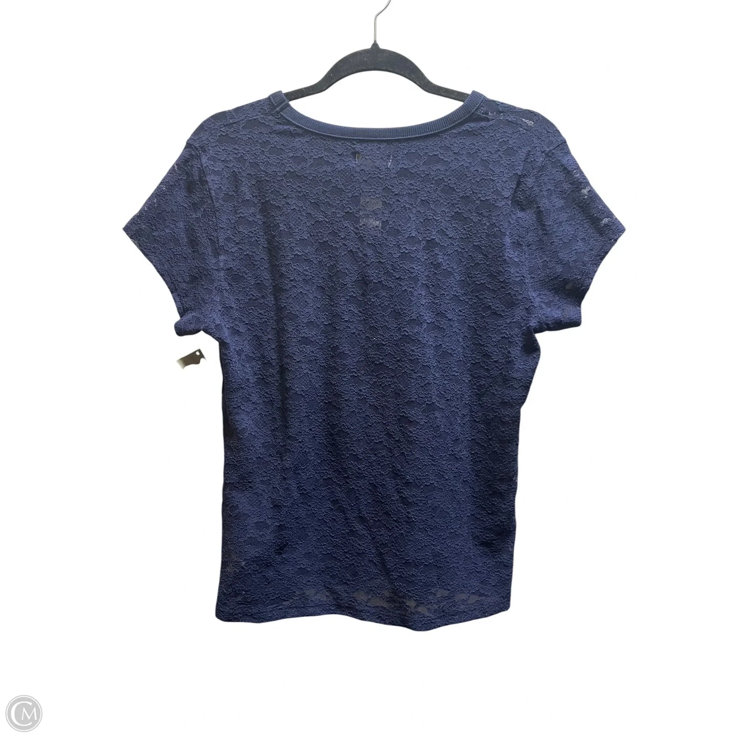 Top Short Sleeve By Aerie In Navy, Size: M