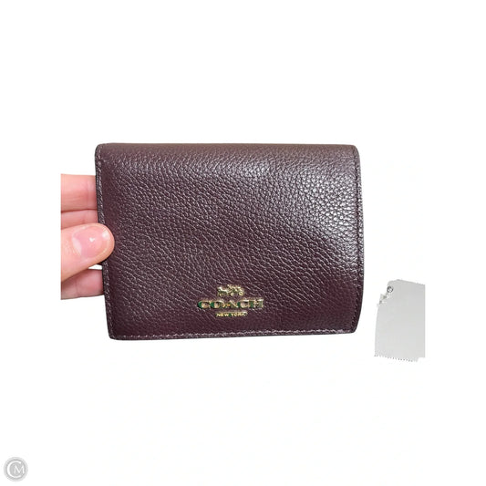 Wallet Designer By Coach, Size: Small