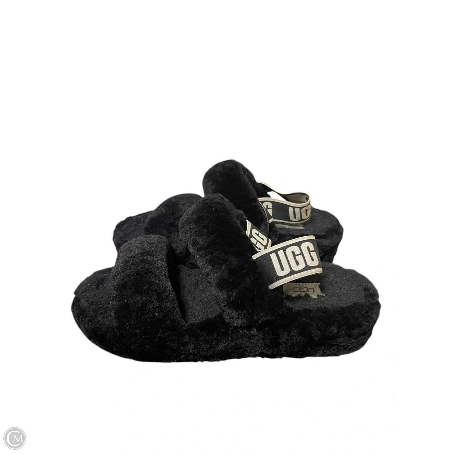 Sandals Designer By Ugg In Black, Size: 8