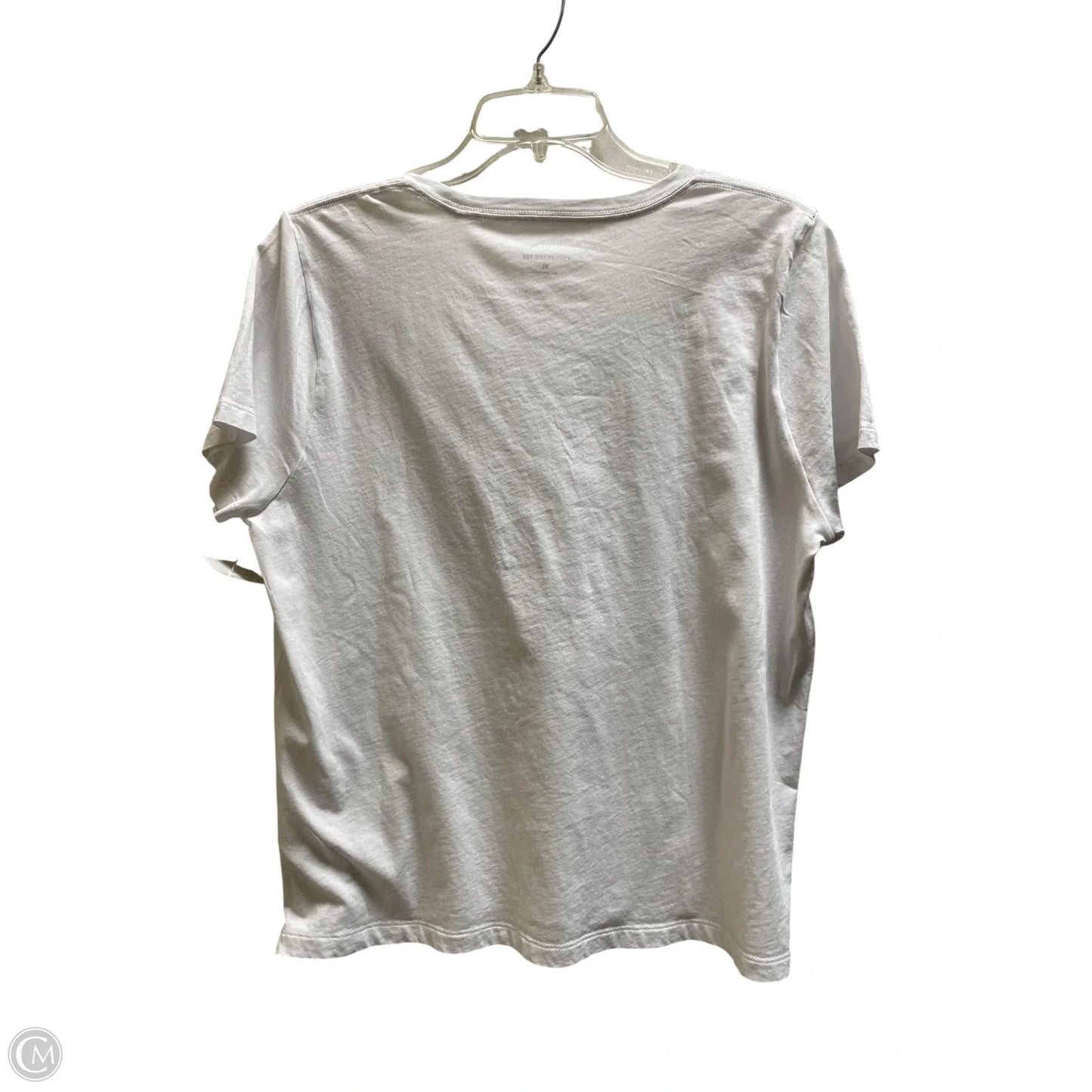 Top Short Sleeve By J. Crew In White, Size: Xl