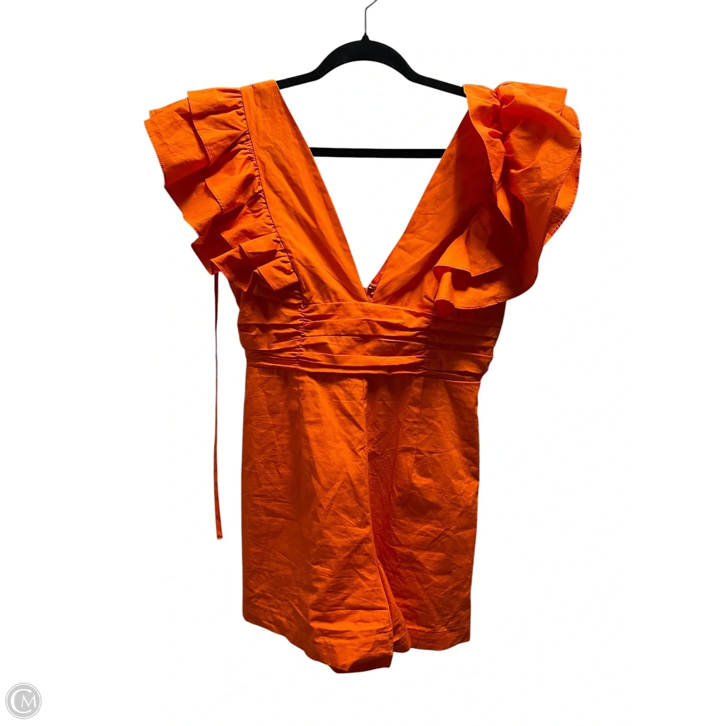 Romper By Day + Moon In Orange, Size: S