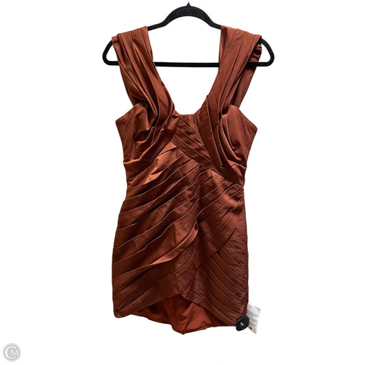 Dress Casual Short By Asos In Brown, Size: 6