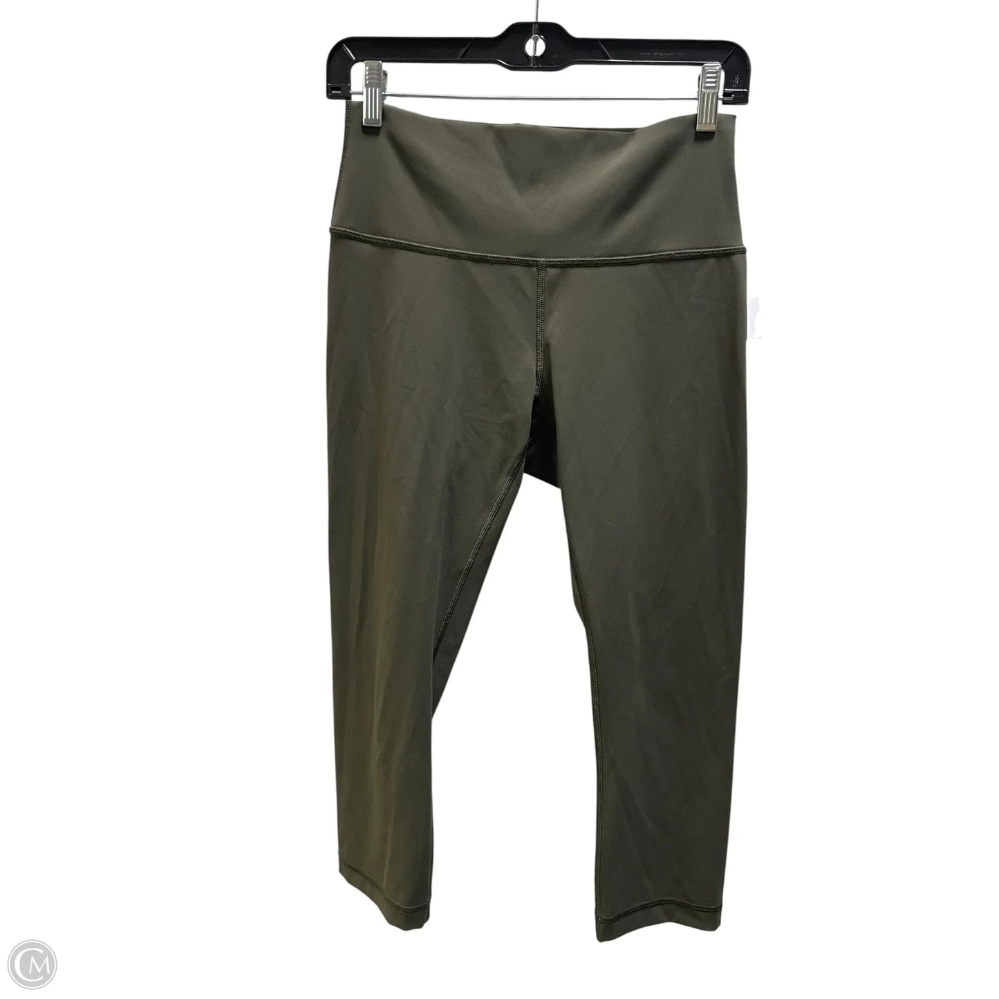 Athletic Capris By Lululemon In Green, Size: 8