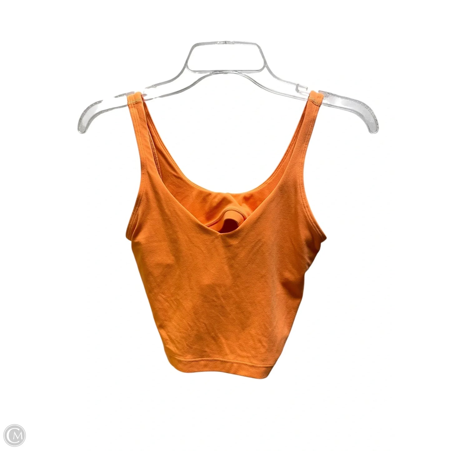 Athletic Tank Top By Lululemon In Orange, Size: 4