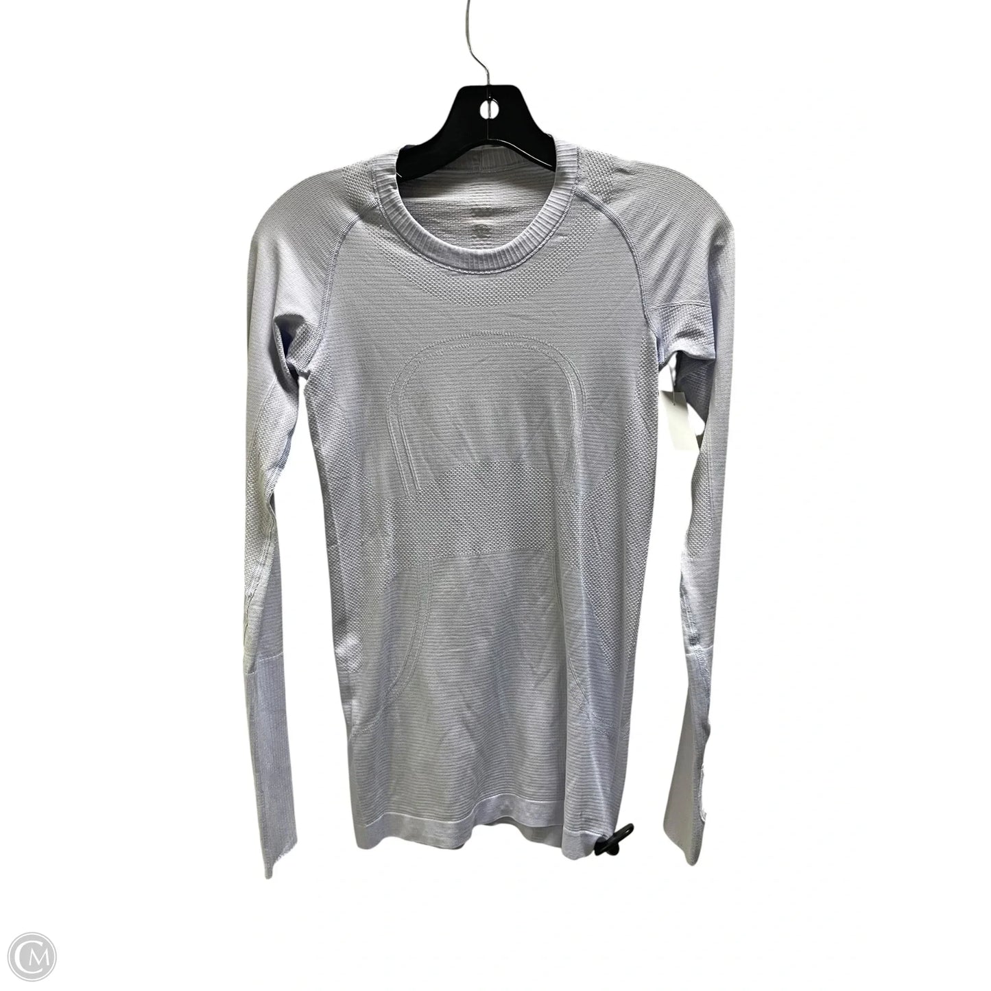 Athletic Top Long Sleeve Collar By Lululemon In Purple, Size: 4
