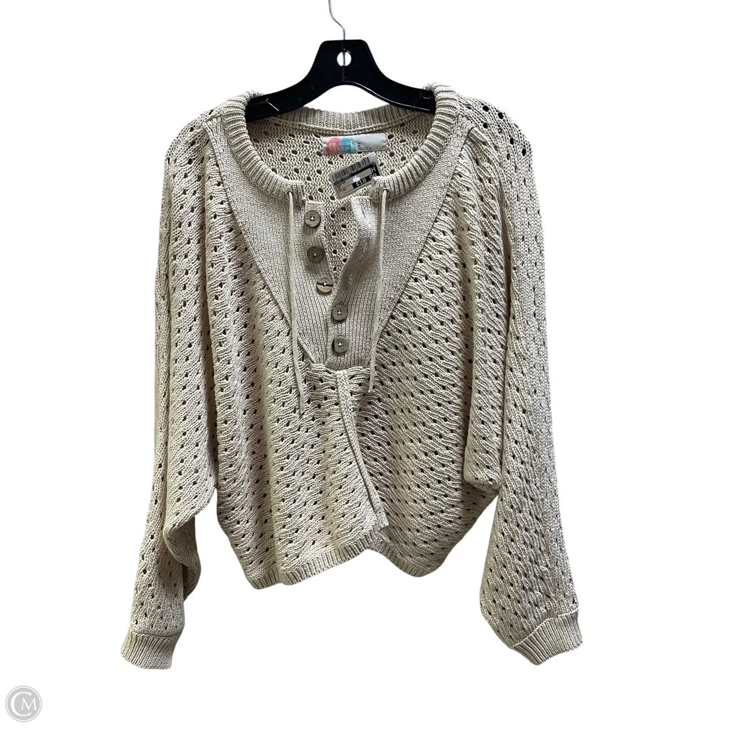 Sweater By Free People In Tan, Size: Xs