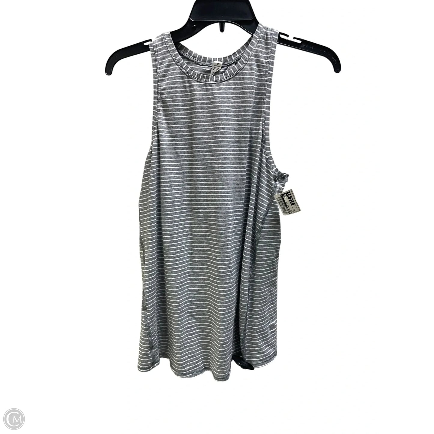 Athletic Tank Top By Lululemon In Grey, Size: 4