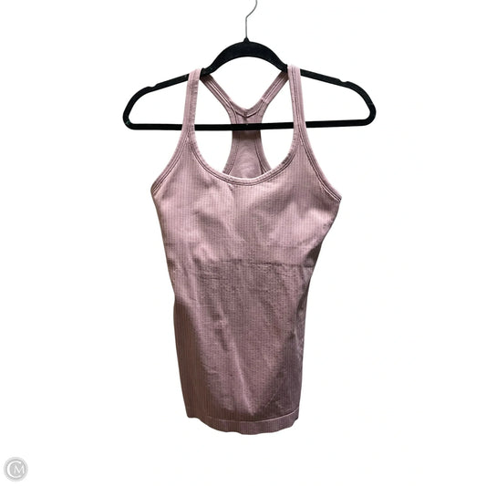 Athletic Tank Top By Lululemon In Pink, Size: 6