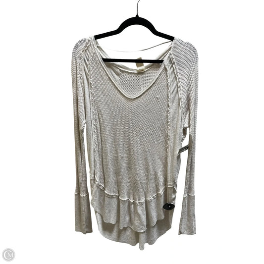 Top Long Sleeve By We The Free In Grey, Size: M