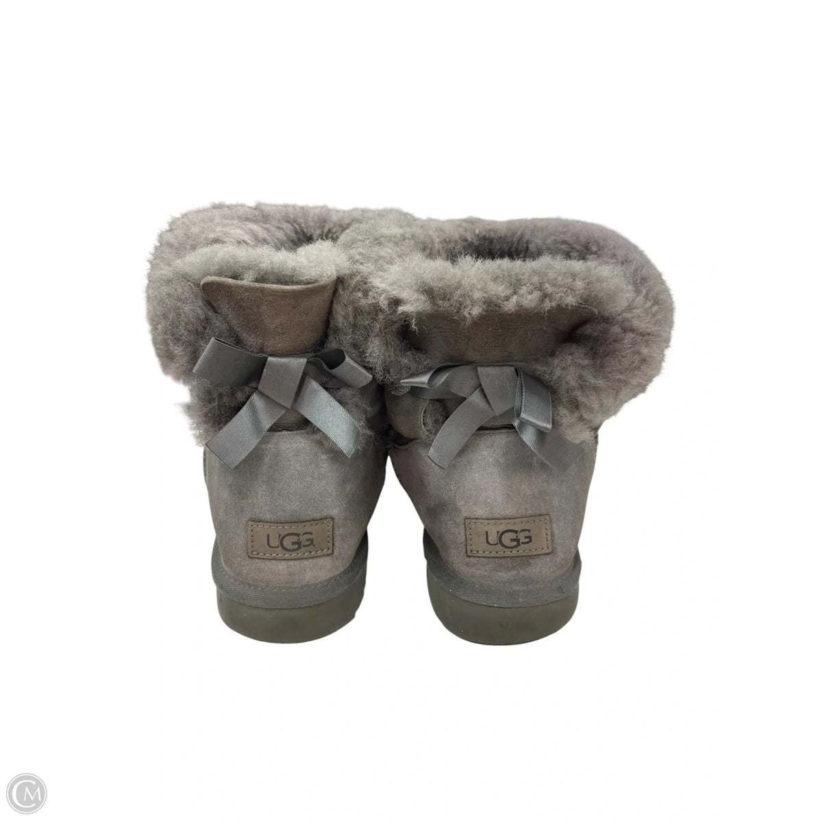 Boots Designer By Ugg In Grey, Size: 10