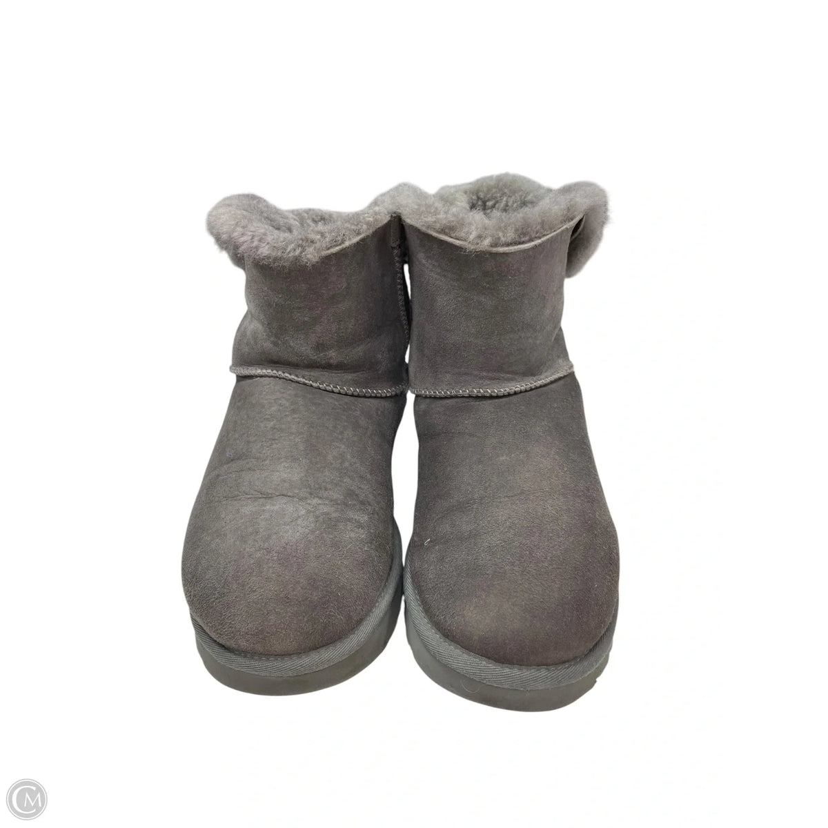 Boots Designer By Ugg In Grey, Size: 10