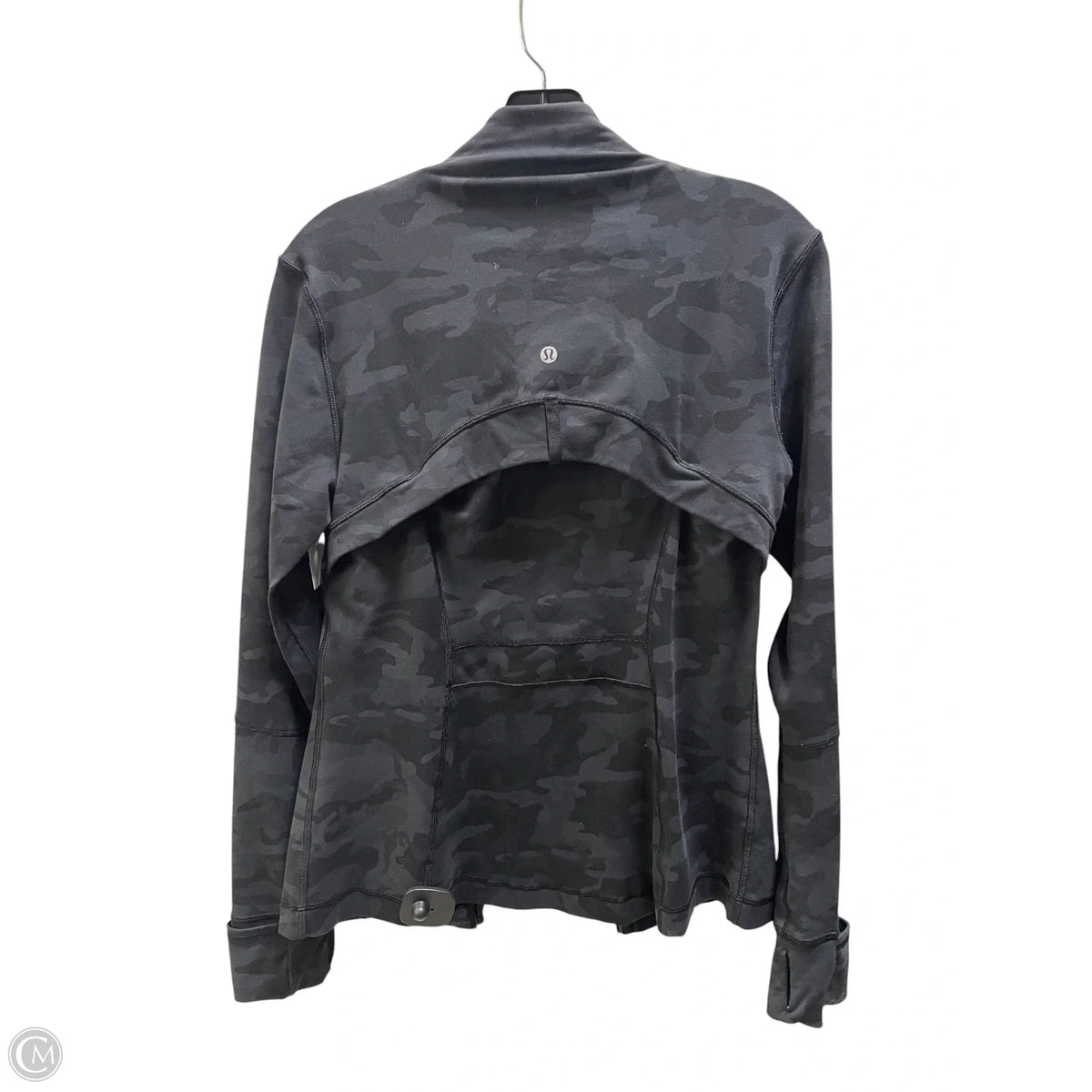 Athletic Jacket By Lululemon In Black, Size: 10