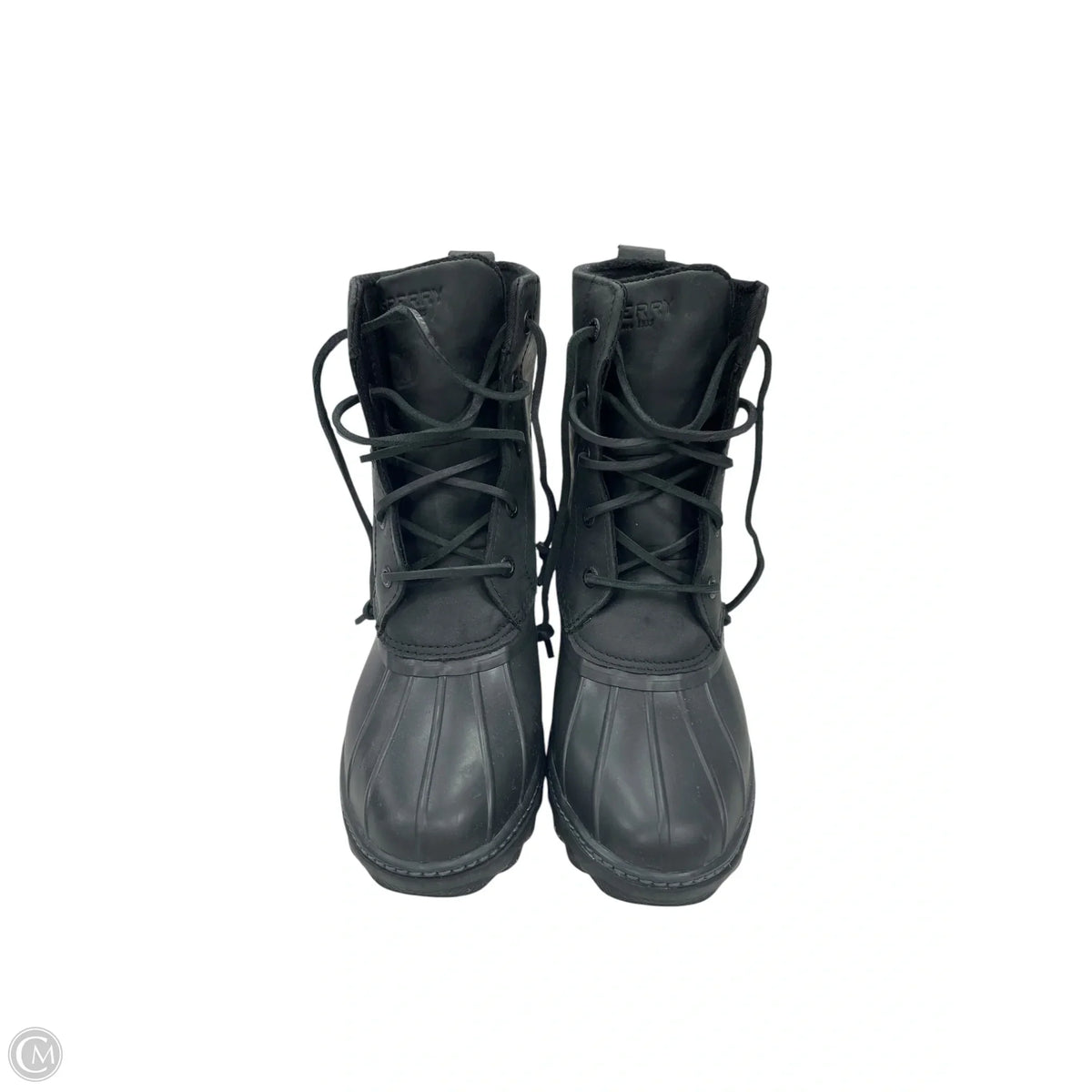 Boots Ankle Flats By Sperry In Black, Size: 8