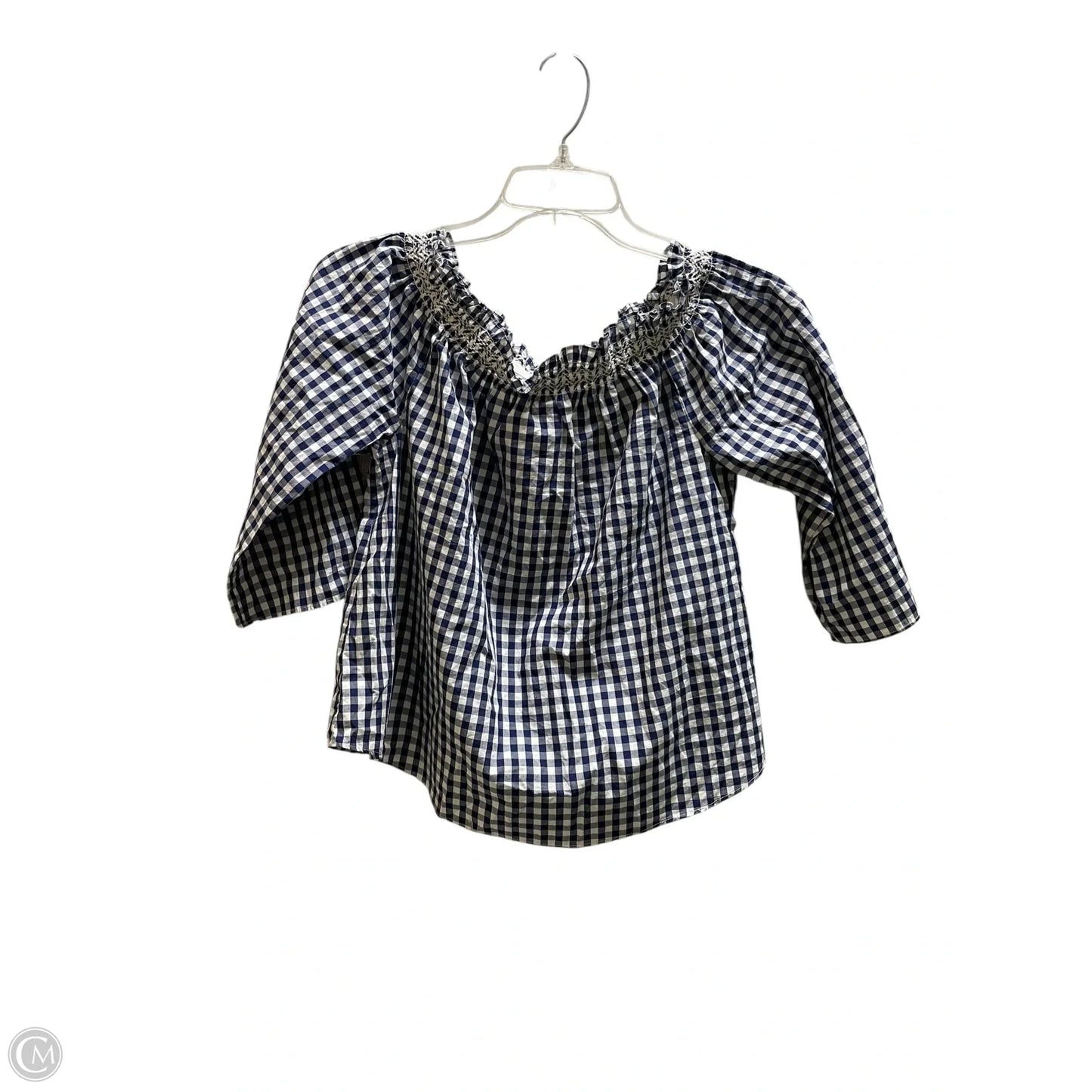 Top Short Sleeve By Madewell In Blue, Size: Xxs