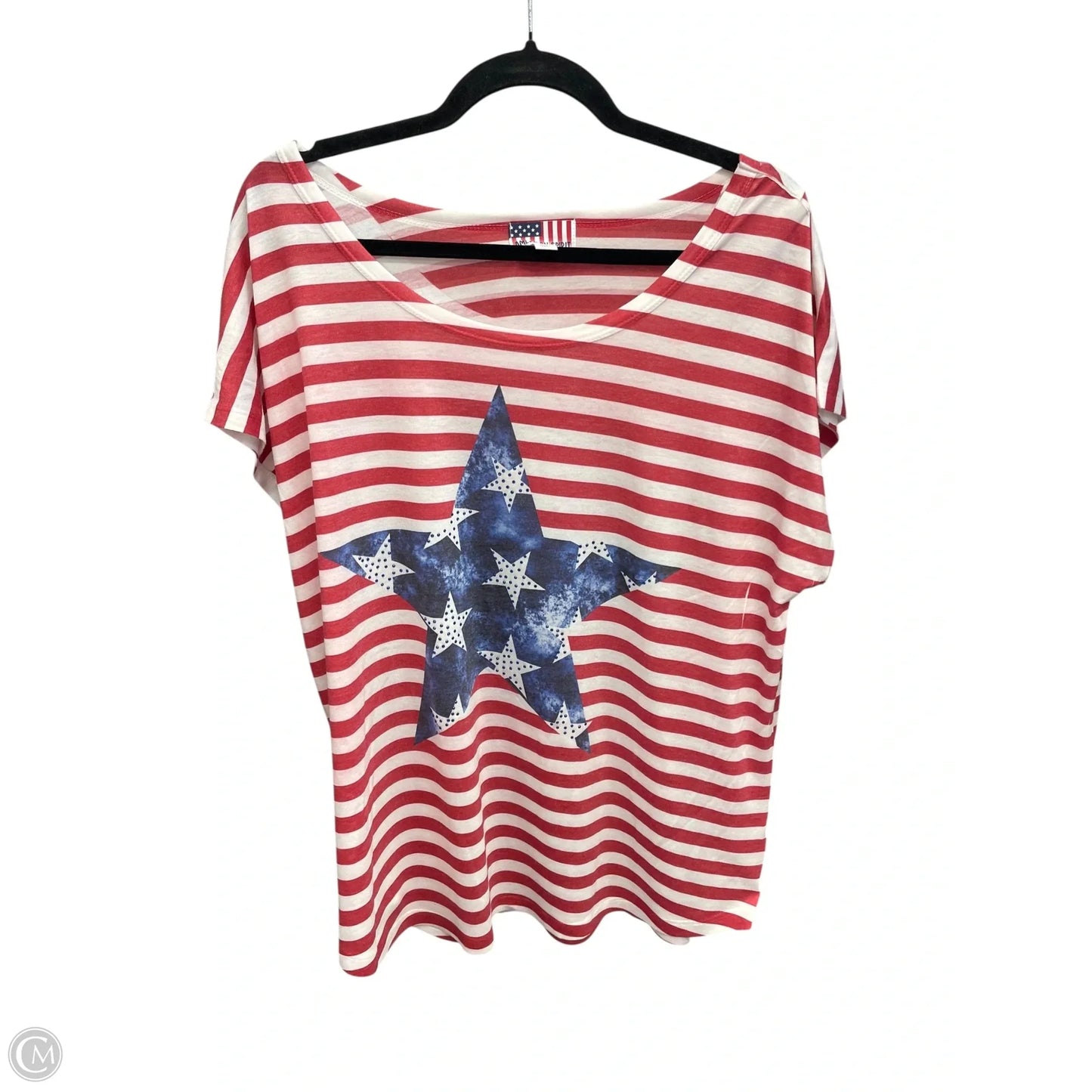 Top Short Sleeve By Clothes Mentor In Red, Size: Xl