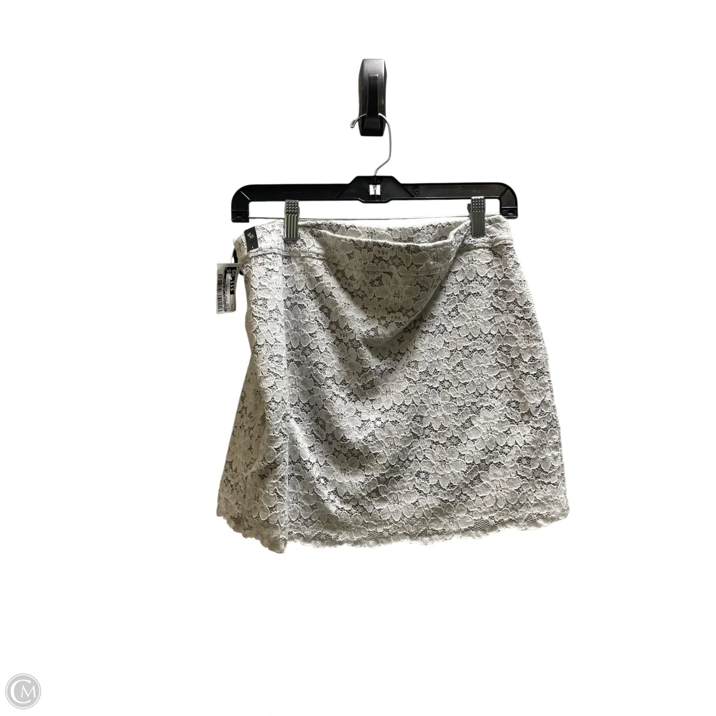 Skirt Mini & Short By Abercrombie And Fitch In White, Size: L
