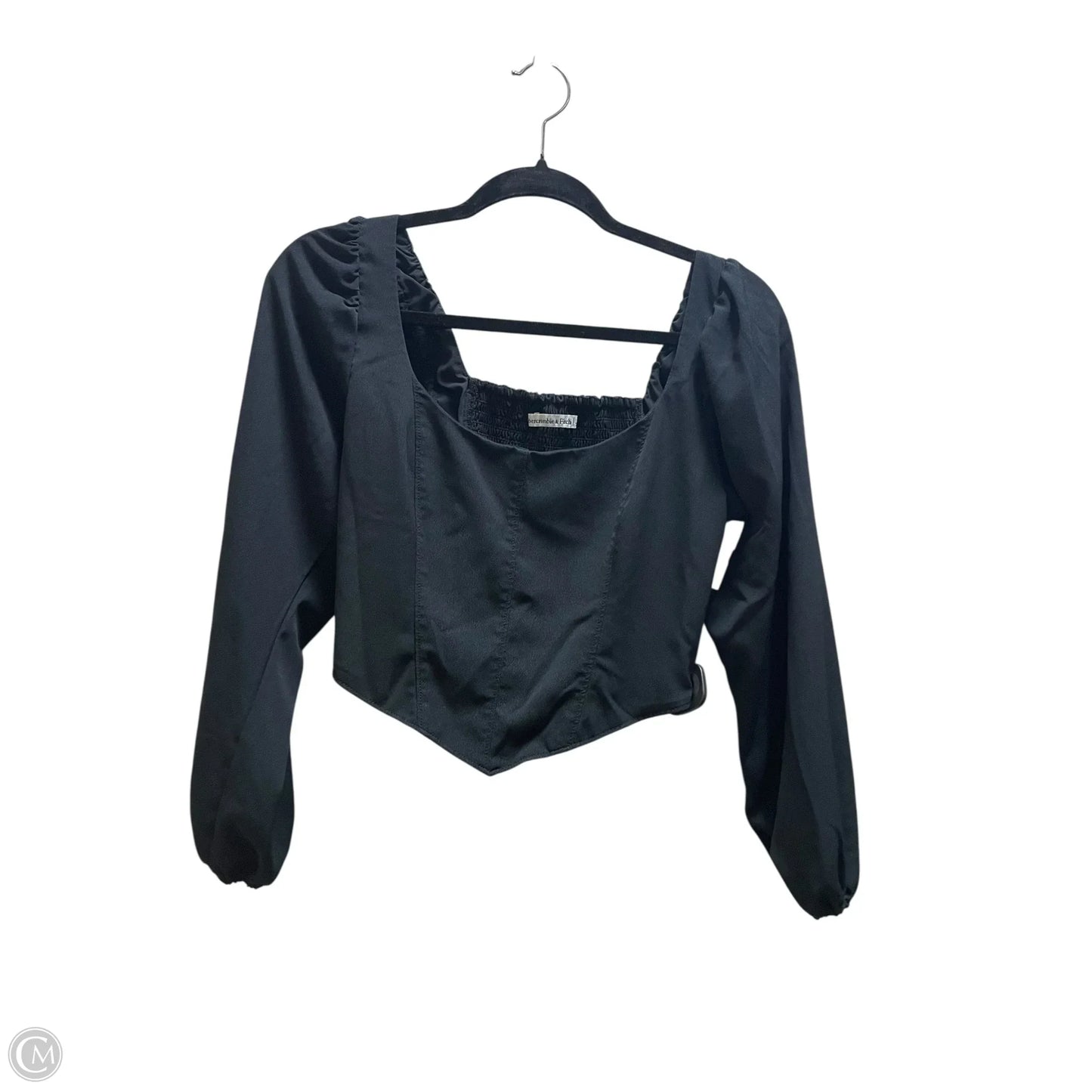 Top Long Sleeve Basic By Abercrombie And Fitch In Black, Size: S