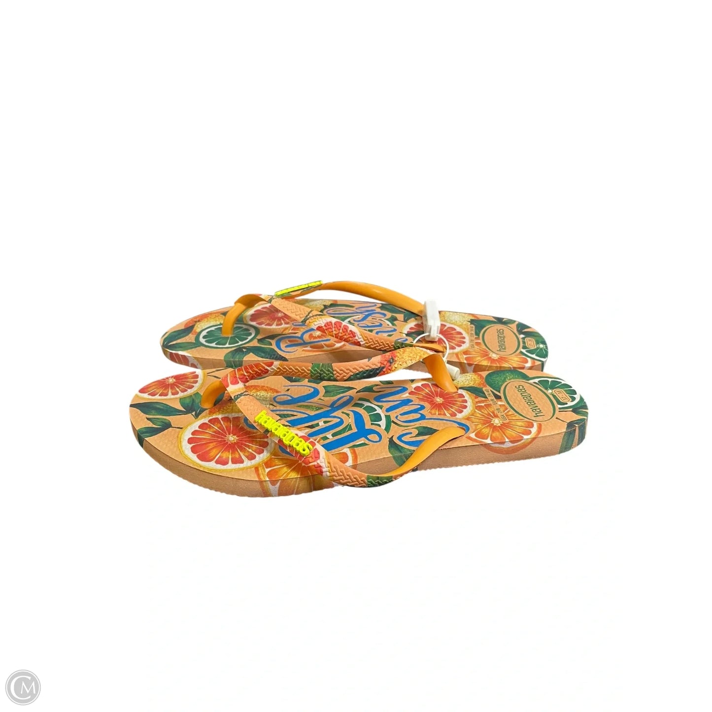 Sandals Flip Flops By Havaianas In Orange, Size: 7.5