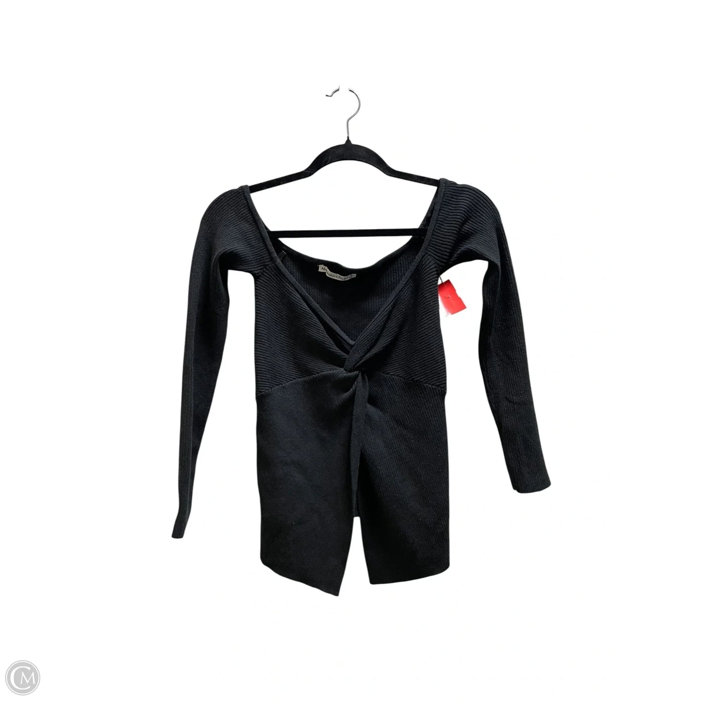 Top Long Sleeve By Abercrombie And Fitch In Black, Size: S