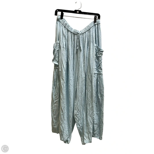 Pants Cropped By Free People In Blue, Size: L
