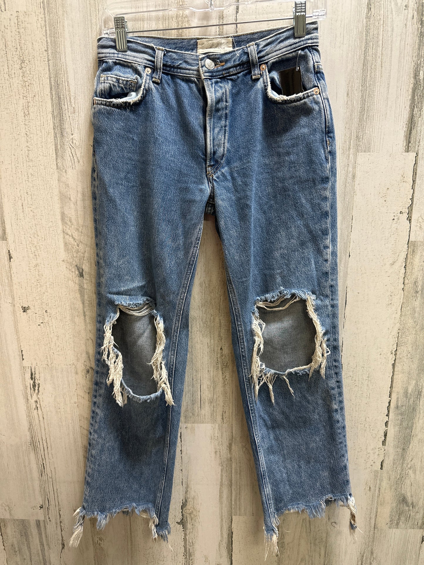 Blue Denim Jeans Straight We The Free , Size 00