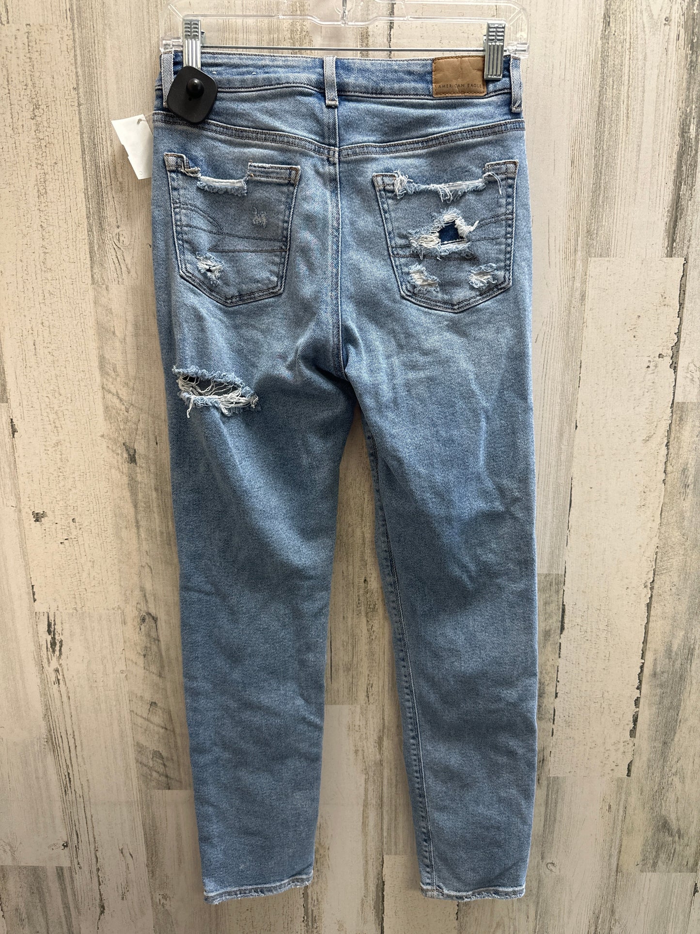 Blue Denim Jeans Straight American Eagle, Size 0