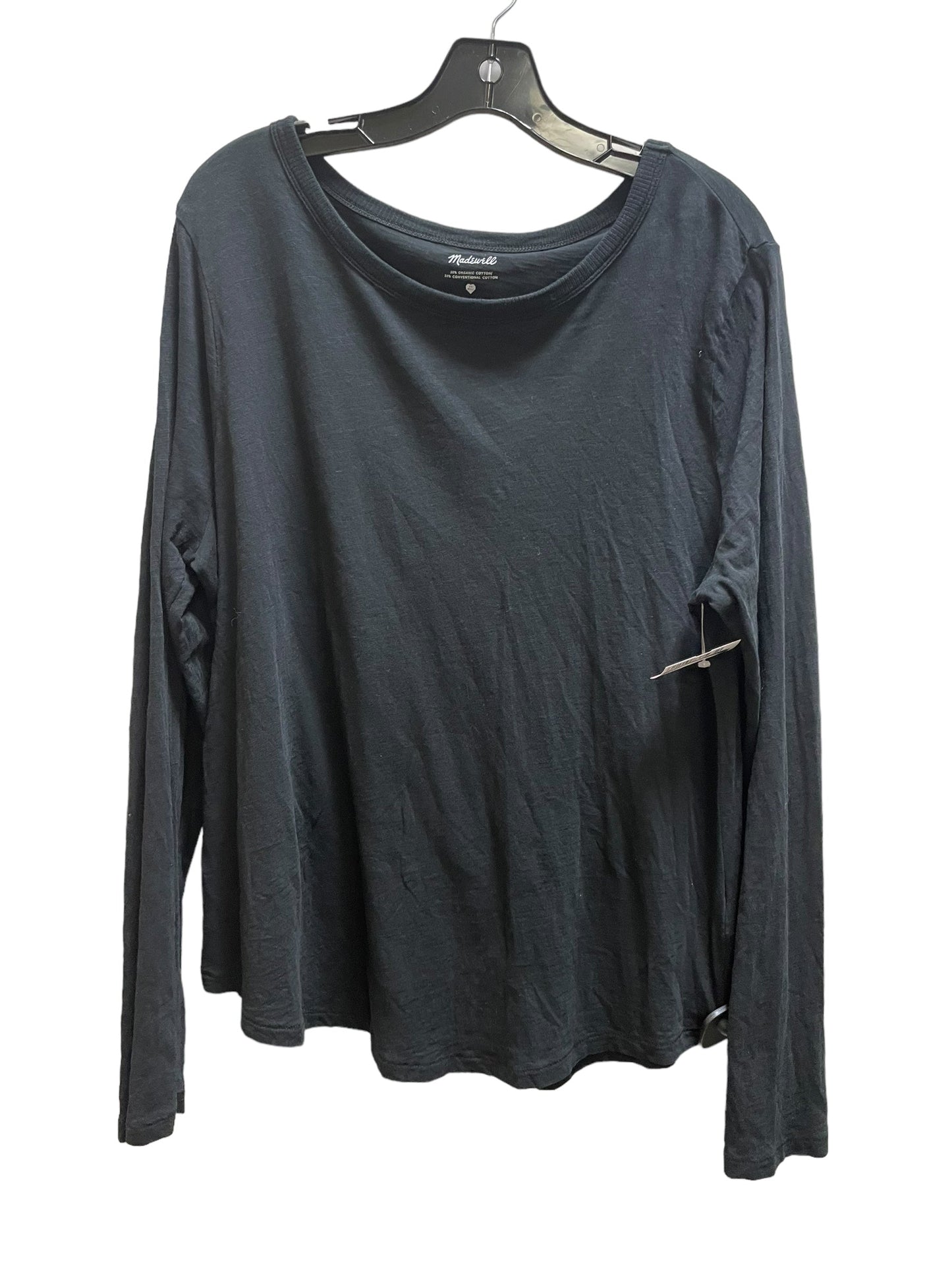 Top Long Sleeve By Madewell In Black, Size: Xl