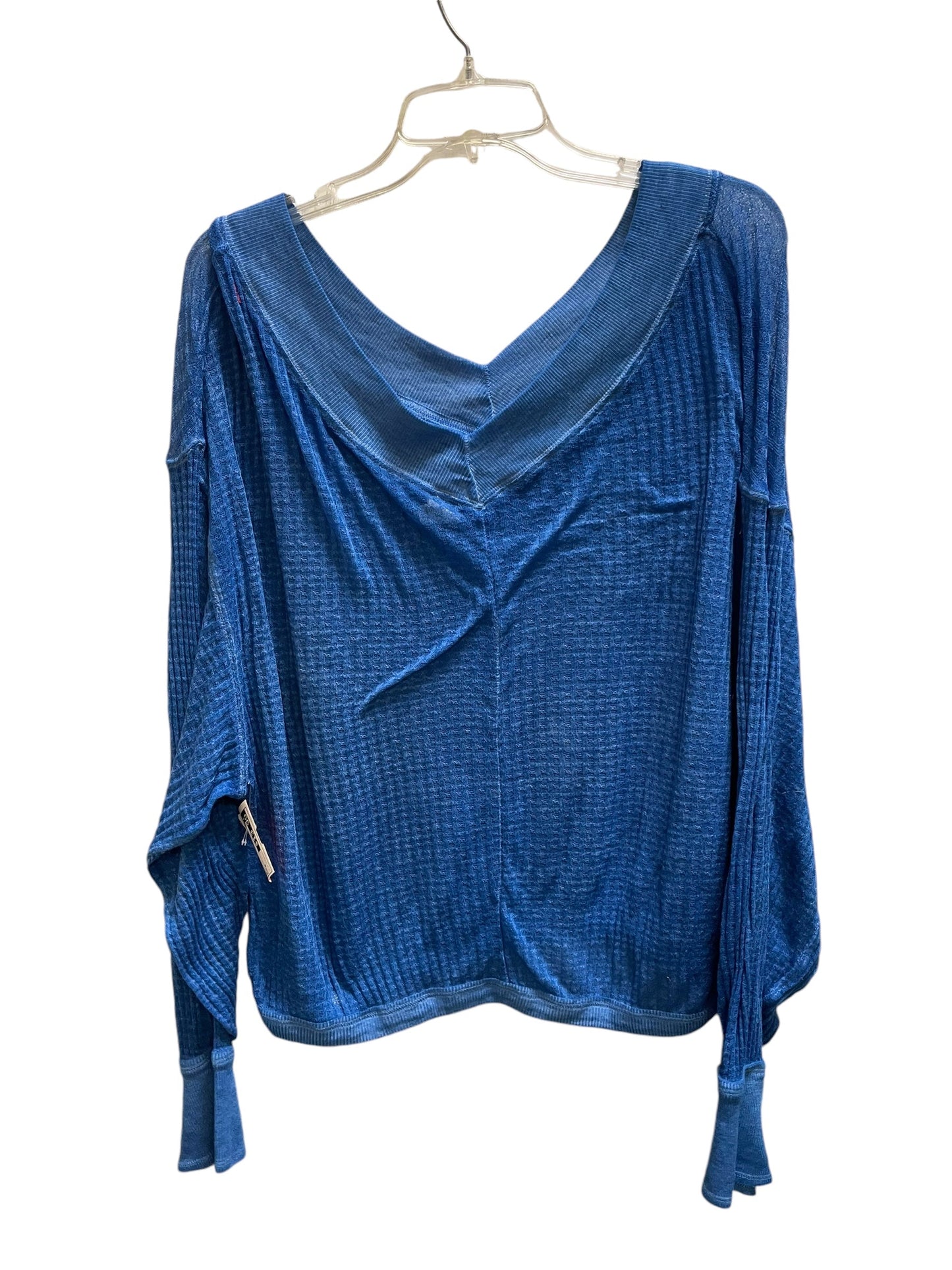 Top Long Sleeve By We The Free In Blue, Size: M