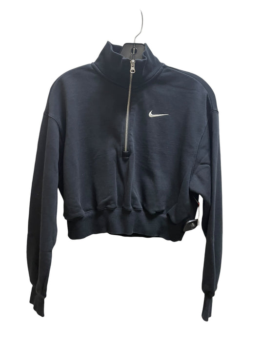 Athletic Sweatshirt Collar By Nike Apparel In Black, Size: S