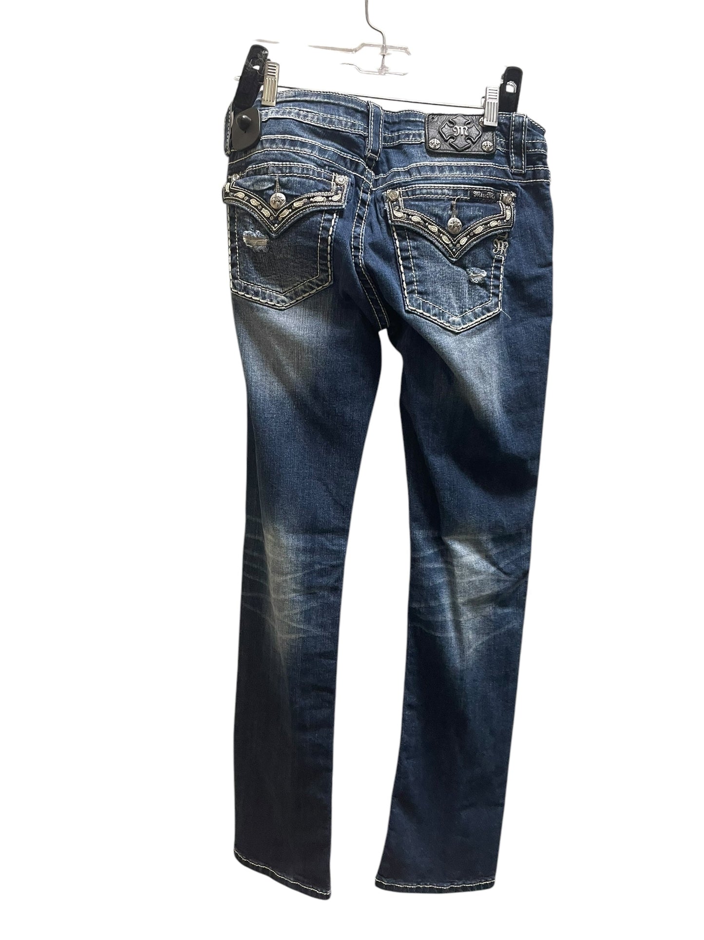 Jeans Boot Cut By Miss Me In Blue Denim, Size: 10