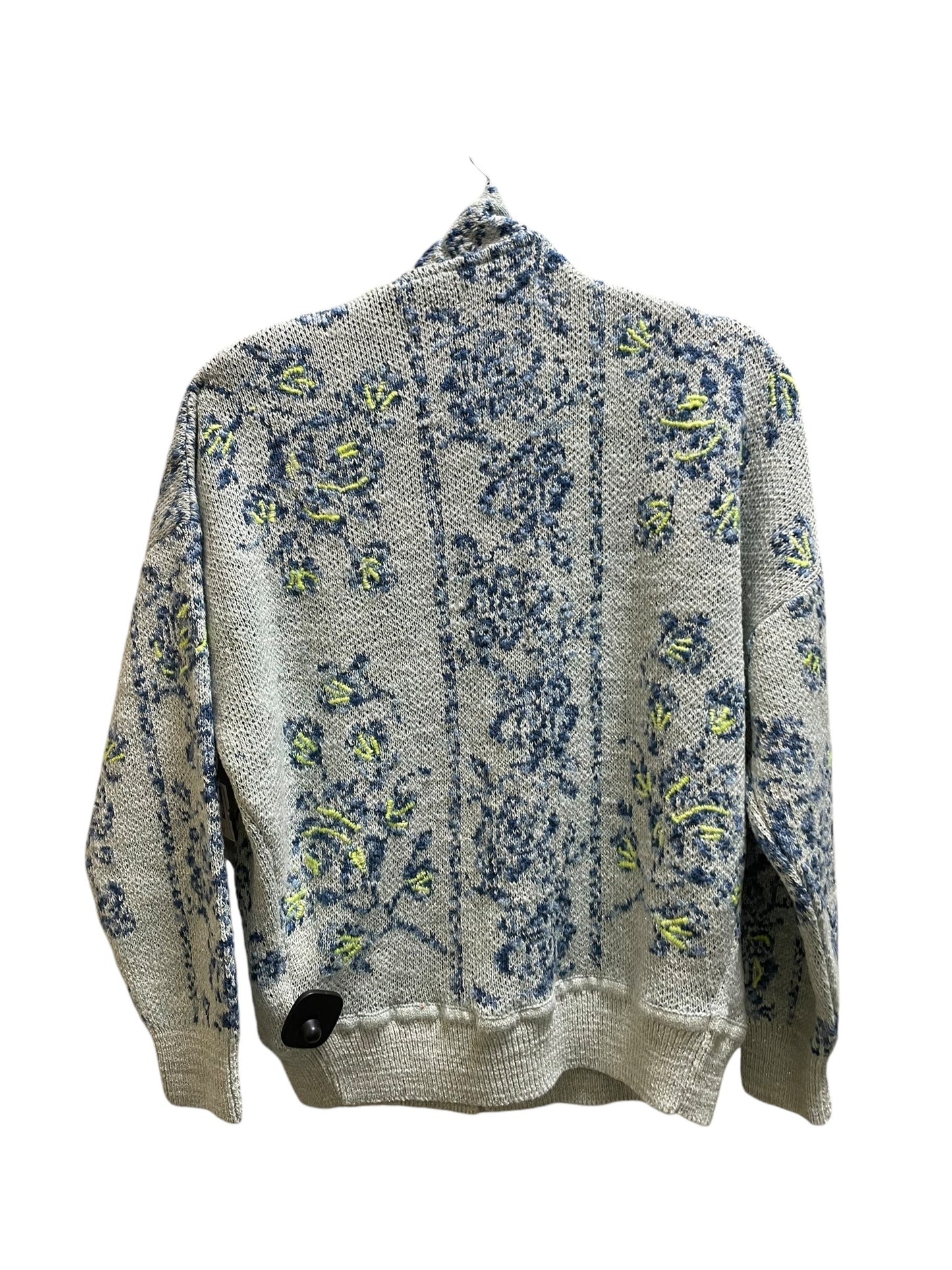 Sweater Cardigan By Anthropologie In Blue, Size: S