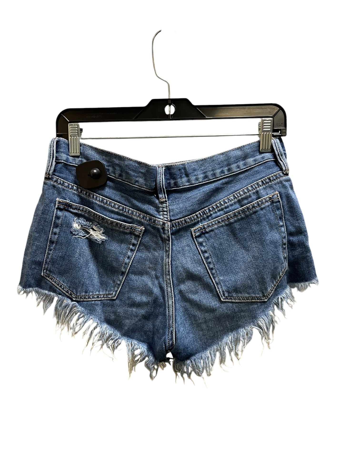 Shorts By Free People In Blue Denim, Size: 0