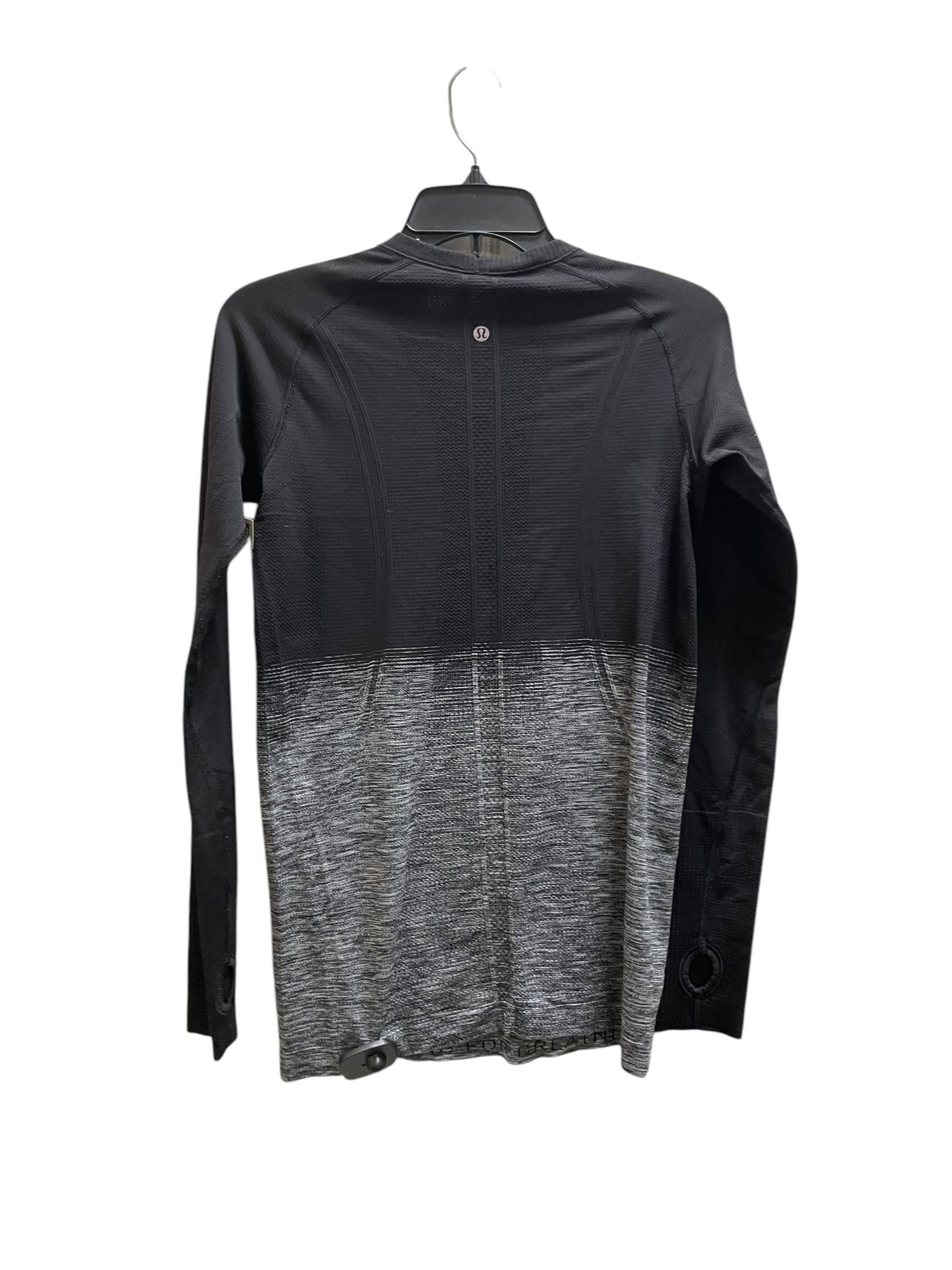 Athletic Top Long Sleeve Crewneck By Lululemon In Black, Size: S