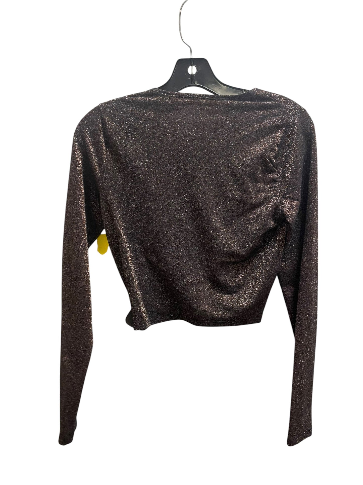 Top Long Sleeve By Abercrombie And Fitch In Black, Size: M