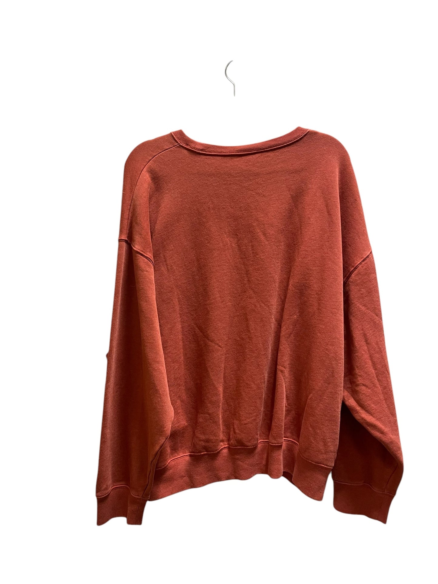 Top Long Sleeve By Pink In Orange, Size: Xl