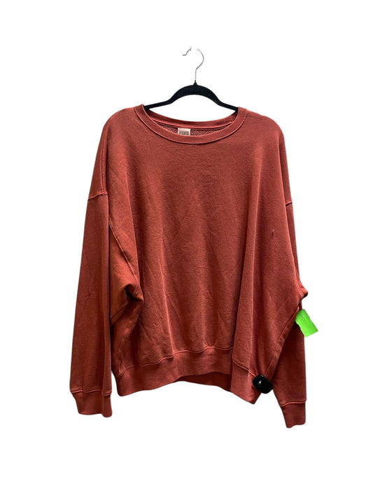 Top Long Sleeve By Pink In Orange, Size: Xl