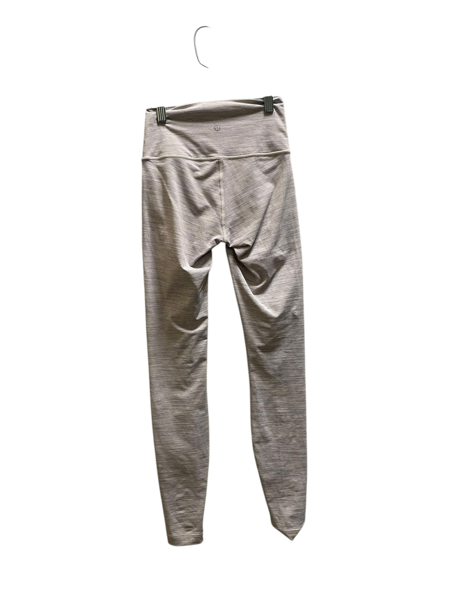 Athletic Leggings By Lululemon In Grey, Size: 4