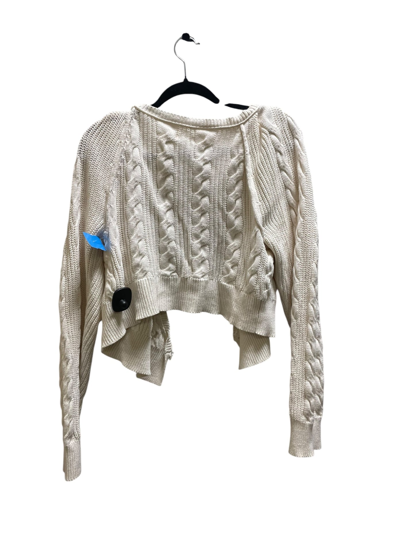 Sweater Cardigan By Aerie In White, Size: L