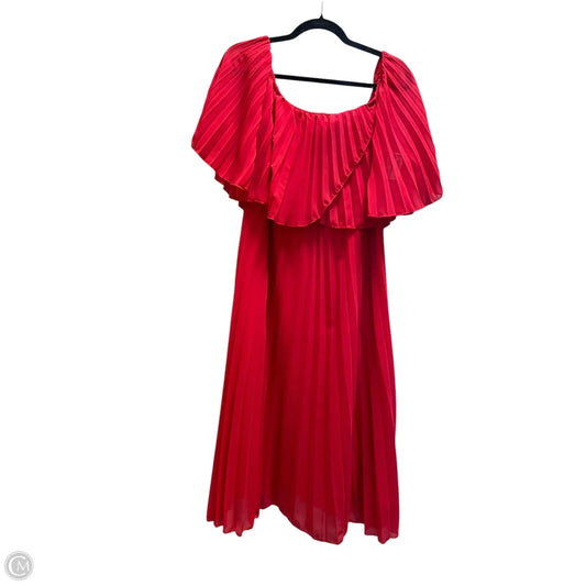 Dress Casual Maxi By Asos In Red, Size: S