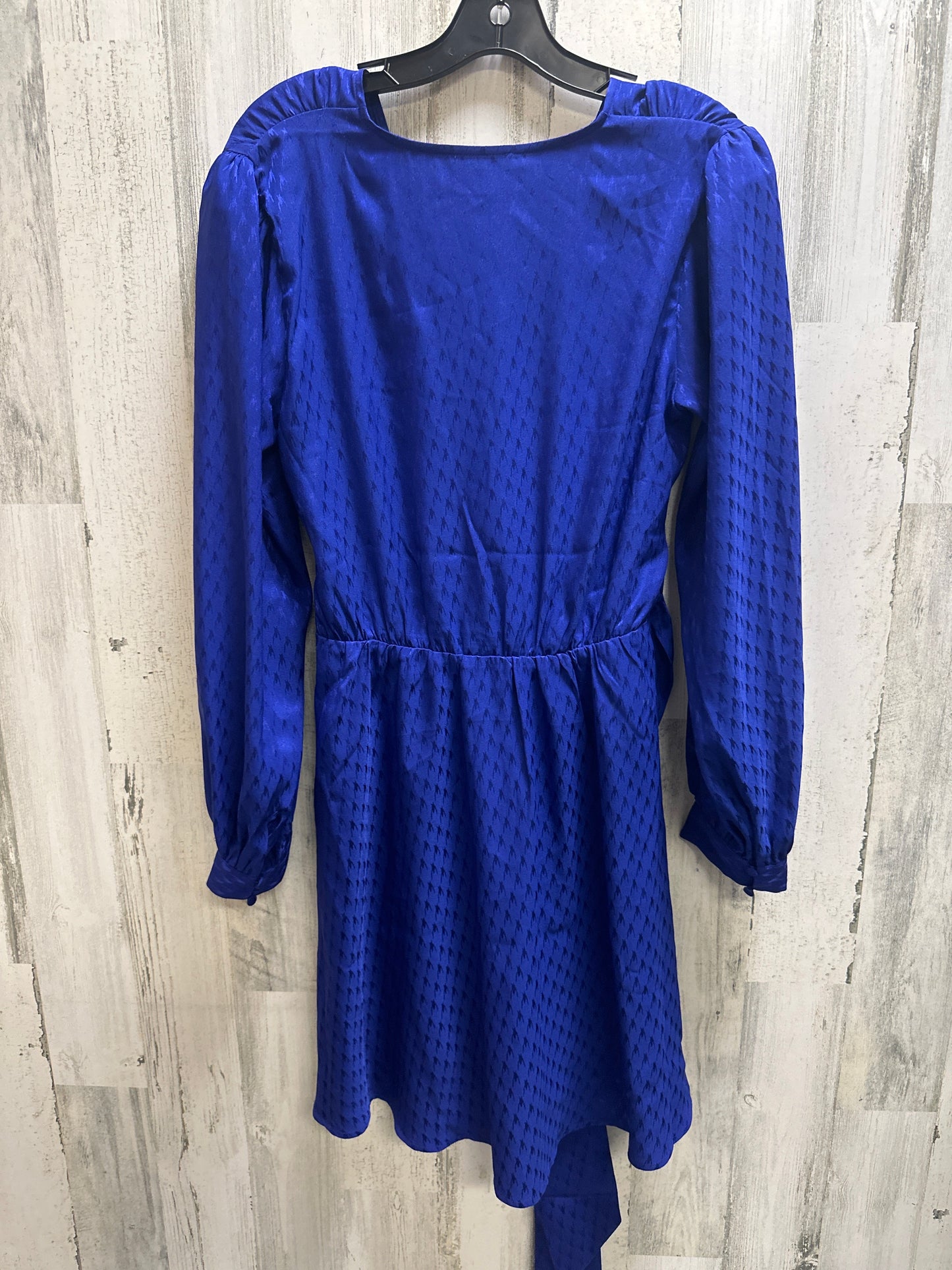 Purple Dress Casual Midi Express, Size M