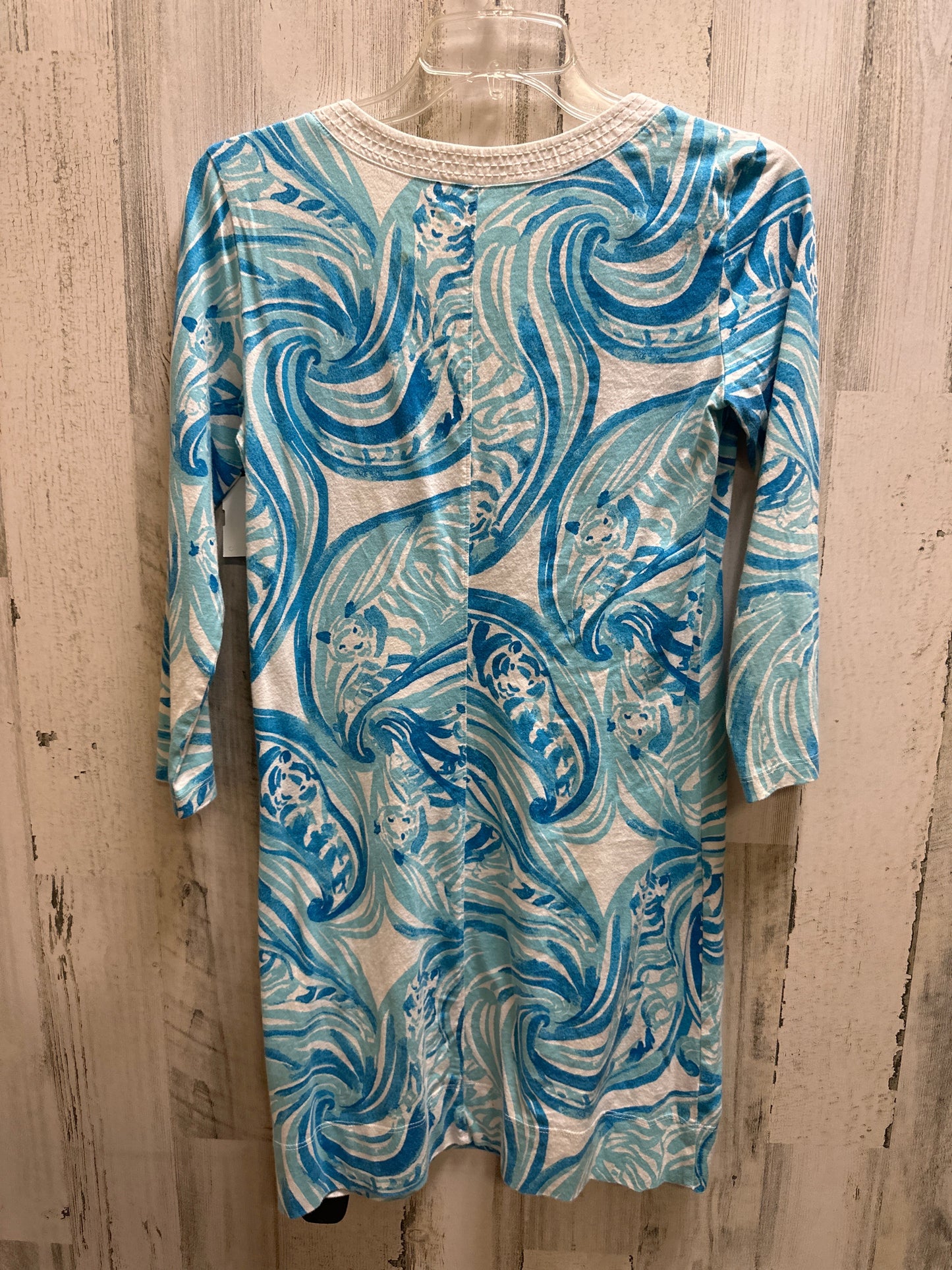 Blue Dress Casual Short Lilly Pulitzer, Size Xs