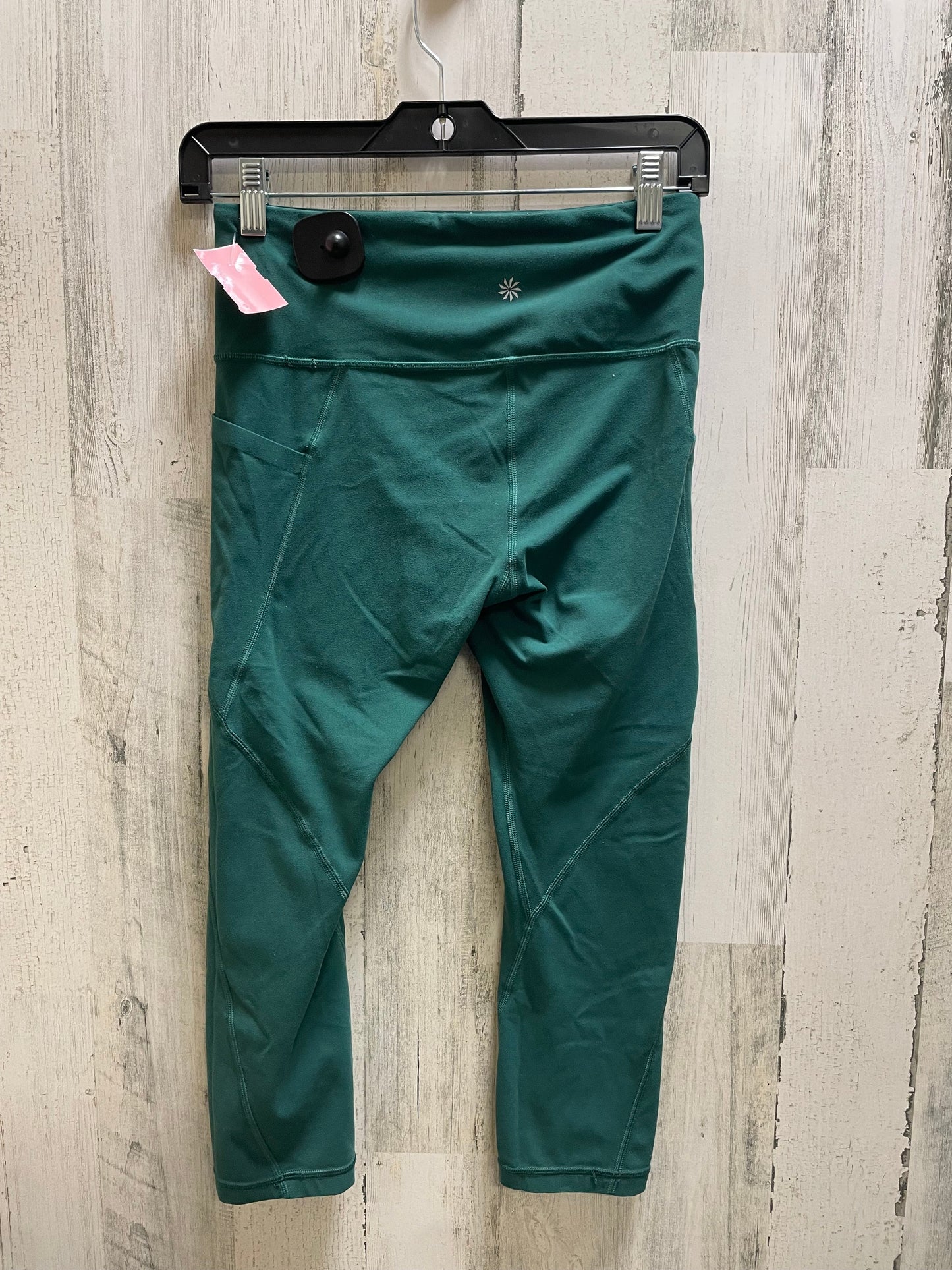 Green Athletic Leggings Athleta, Size S