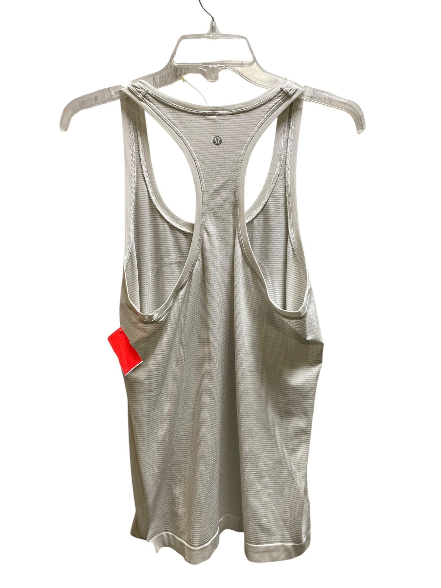 Athletic Tank Top By Lululemon In White, Size: 8