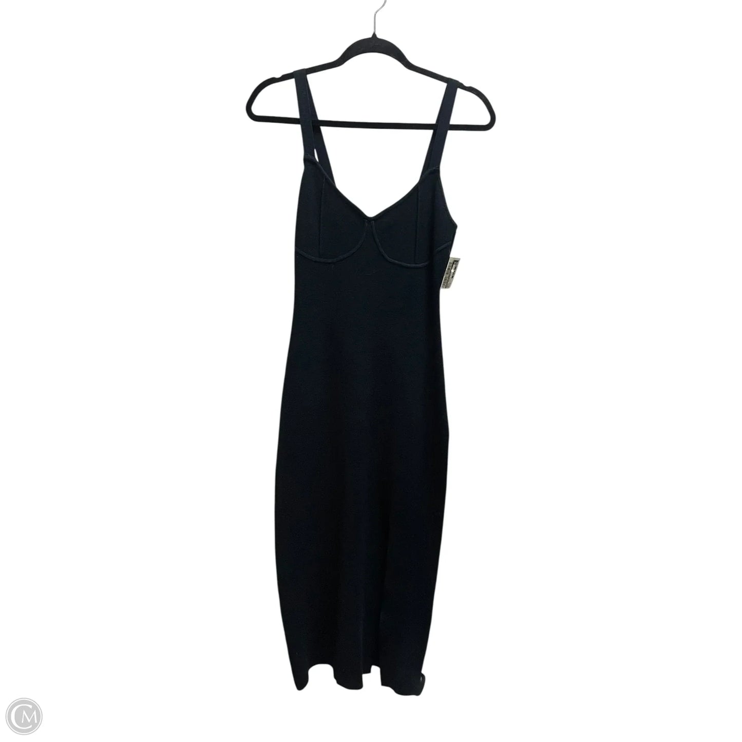 Dress Casual Midi By Abercrombie And Fitch In Black, Size: Sp