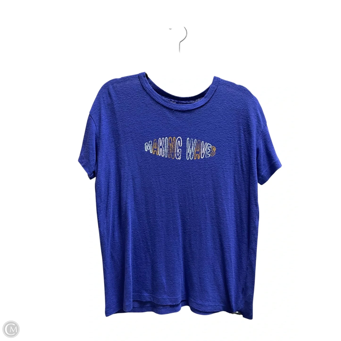 Top Short Sleeve By Aerie In Purple, Size: Xs