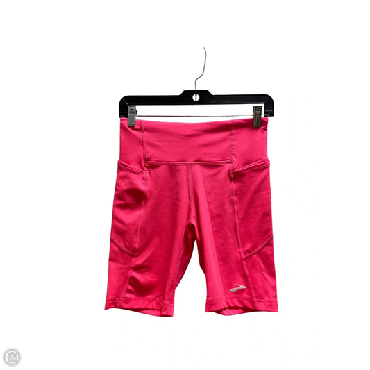 Athletic Shorts By Brooks In Pink, Size: S
