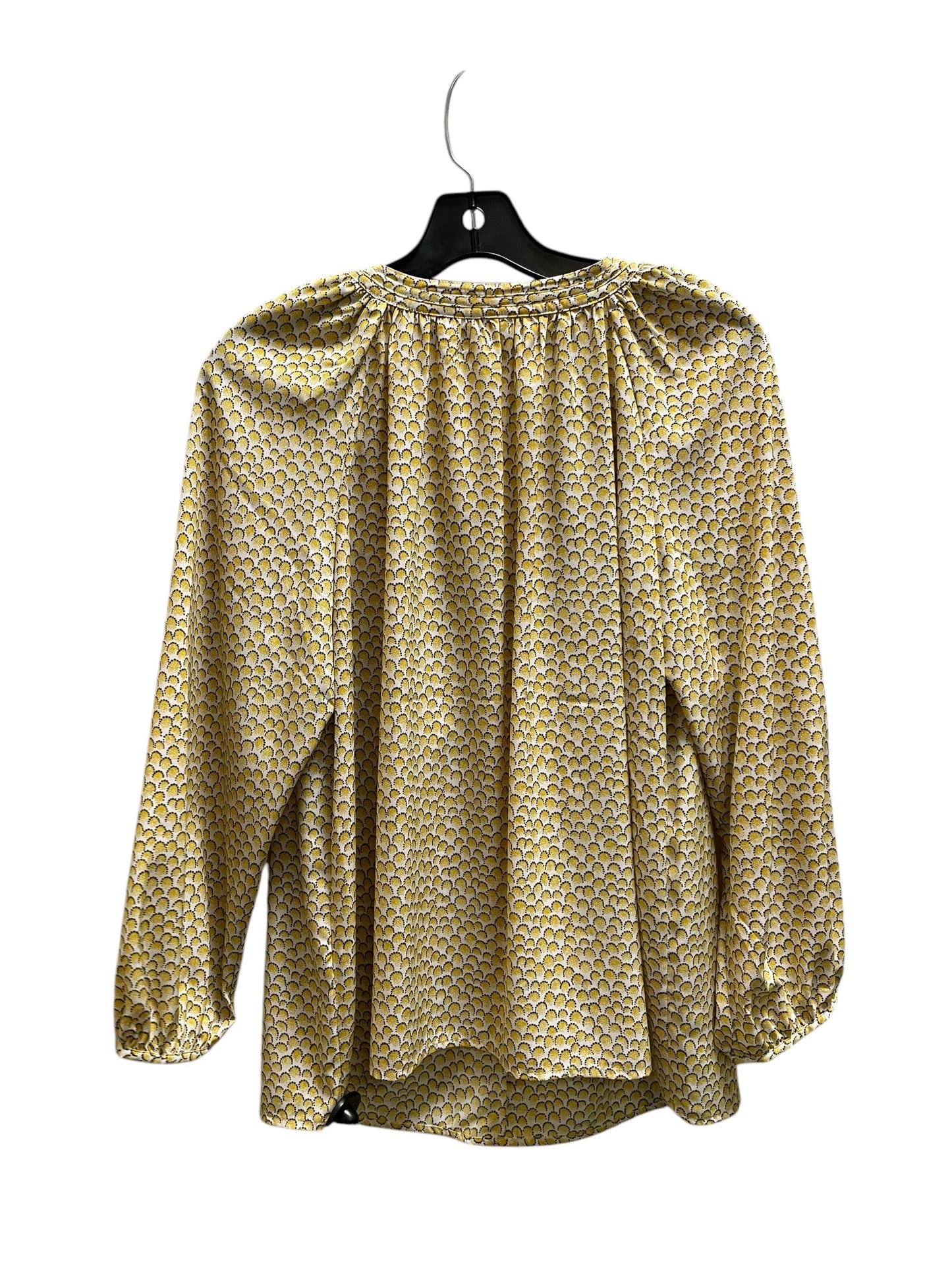 Top Long Sleeve By Boden In Yellow, Size: M